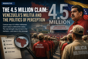 Analysis on the 4.5 million claim regarding Venezuela's militia and the politics of perception by Anna Corsaro, Daniel Djouder, and HEMEIS